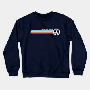 Peace Love Alligator Crewneck Sweatshirt